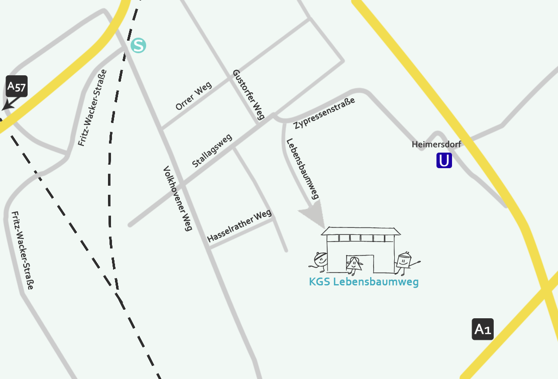 Karte Schulweg
